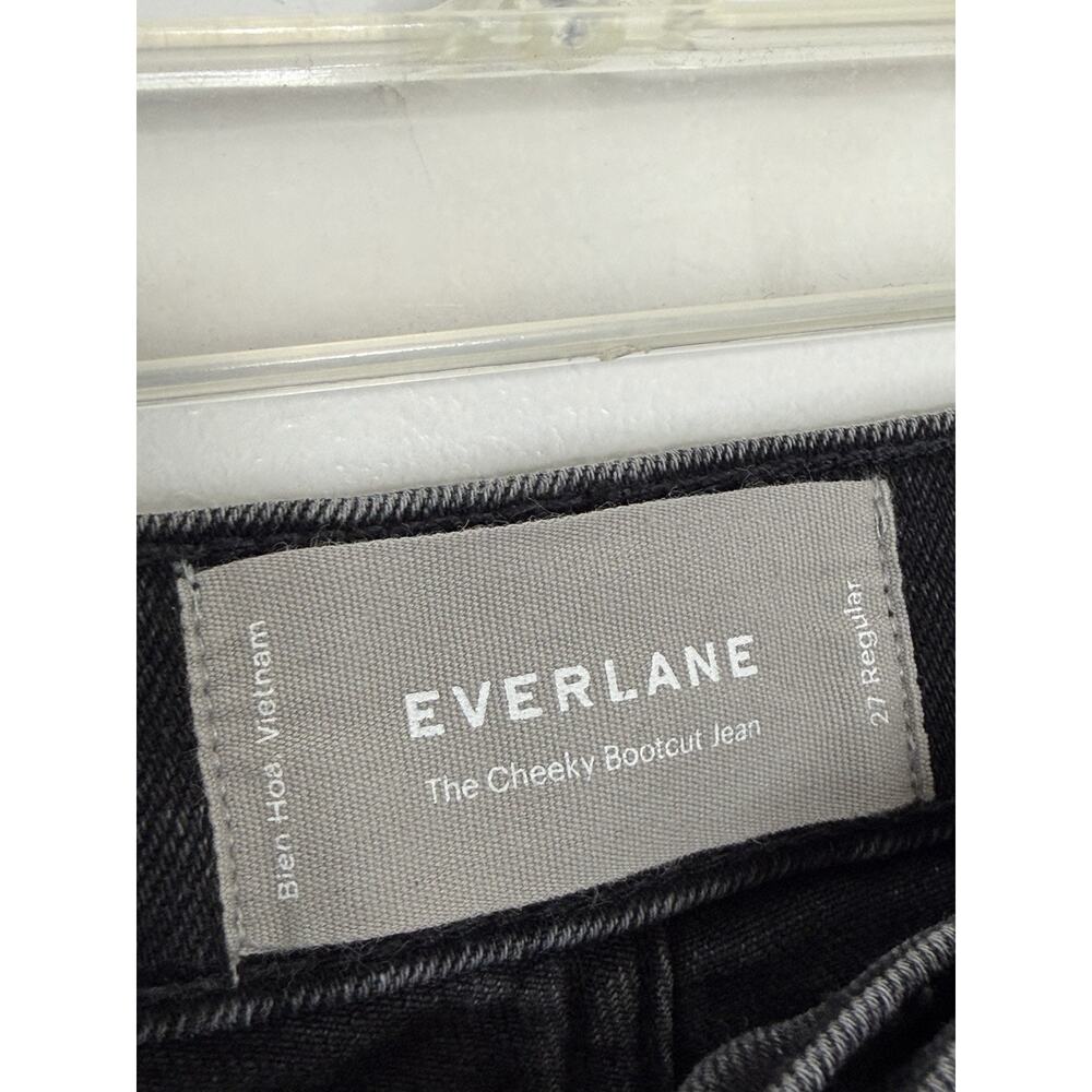 Everlane Denim Women's SZ 27 The Cheeky Bootcut Jean in Black - Picture 3 of 5